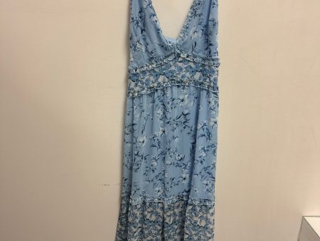 Dress Casual Maxi By Clothes Mentor In Blue, Size: 1x Cheap