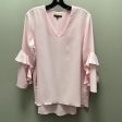 Blouse 3 4 Sleeve By John Mark In Pink, Size: M Cheap