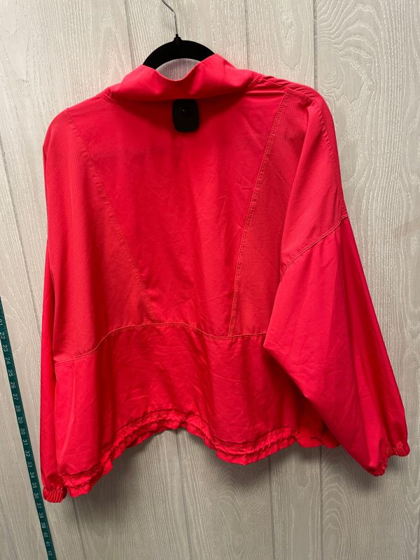 Athletic Top Long Sleeve Crewneck By Old Navy In Pink, Size: 1x For Cheap