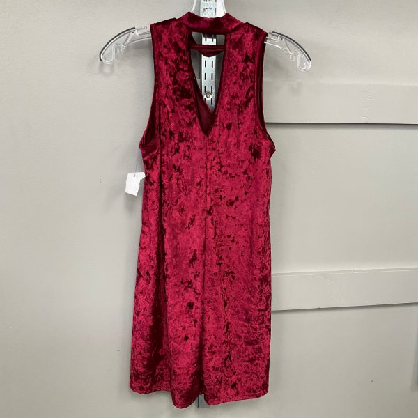 Dress Casual Short By Altard State In Red Velvet, Size: S Fashion