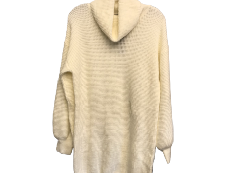 Cream Dress Sweater By Lulus, Size: M Fashion