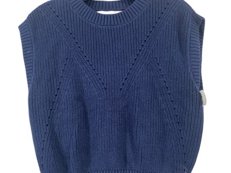 Vest Sweater By Loft In Navy, Size: S Online