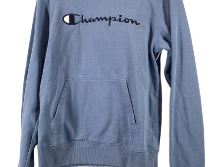 Athletic Sweatshirt Hoodie By Champion In Blue, Size: Xl For Sale