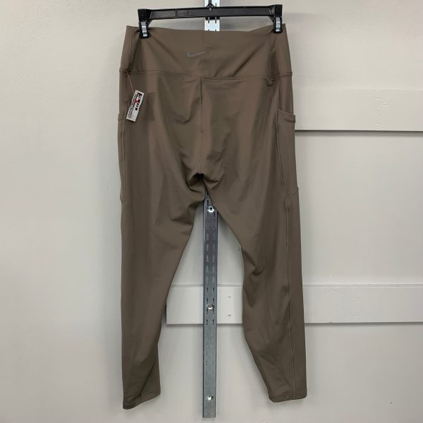 Athletic Leggings By Nike Apparel In Brown, Size: L Fashion