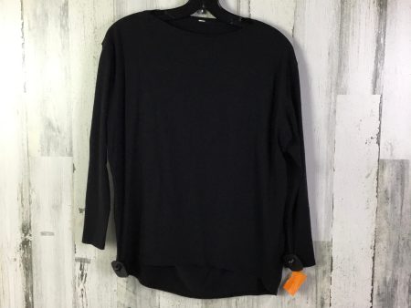 Athletic Top Long Sleeve Crewneck By Lululemon In Black, Size: S on Sale