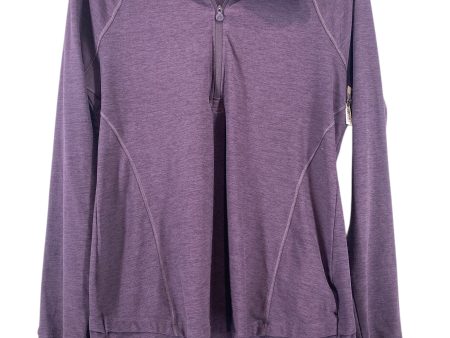 Athletic Jacket By Apana In Purple, Size: M For Sale