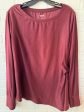 Athletic Top Long Sleeve Crewneck By Old Navy In Red, Size: L Sale