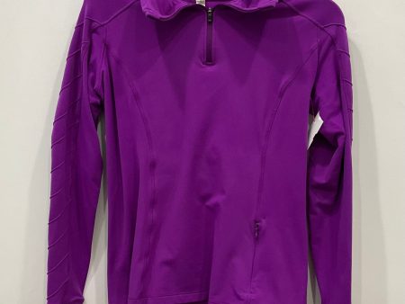 Athletic Top Long Sleeve Collar By Lululemon In Purple, Size: 6 Online now