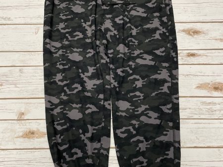 Athletic Pants By Fabletics In Camouflage Print, Size: L Online Sale