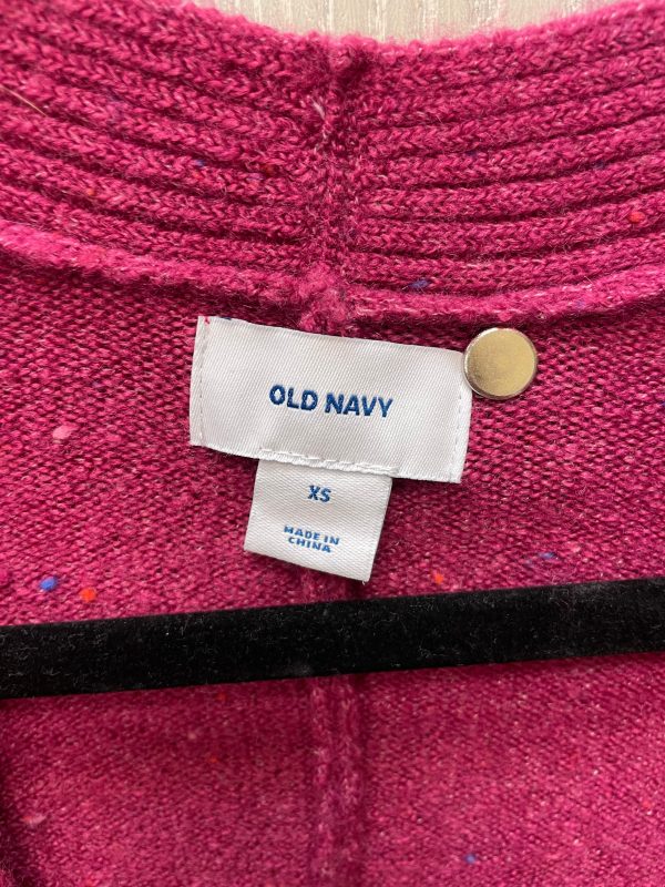 Sweater Cardigan By Old Navy In Purple, Size: Xs For Cheap