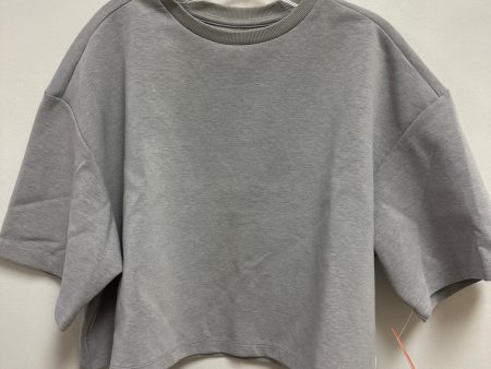 Athletic Top Short Sleeve By Lee In Grey, Size: Xl Hot on Sale