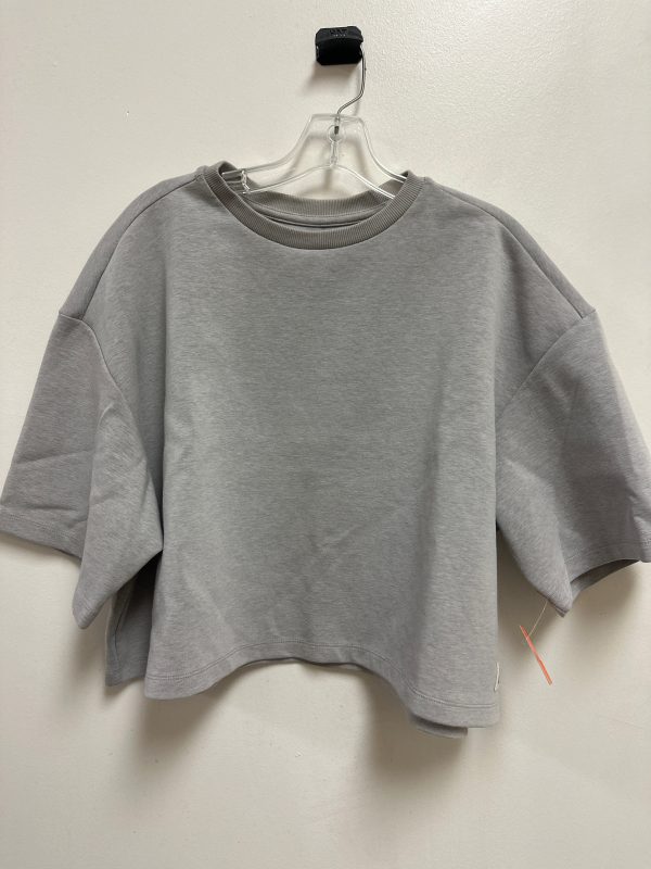 Athletic Top Short Sleeve By Lee In Grey, Size: Xl Hot on Sale