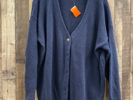 Sweater Cardigan By Madewell In Blue, Size: M Online Hot Sale