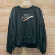 Athletic Sweatshirt Crewneck By Nike Apparel In Black, Size: 2x Online now