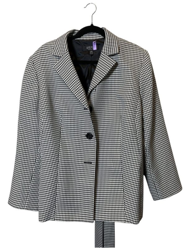 Blazer By Kasper In Plaid Pattern, Size: 2x Discount