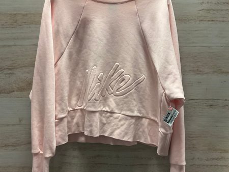 Athletic Sweatshirt Crewneck By Nike Apparel In Pink, Size: Xl For Sale