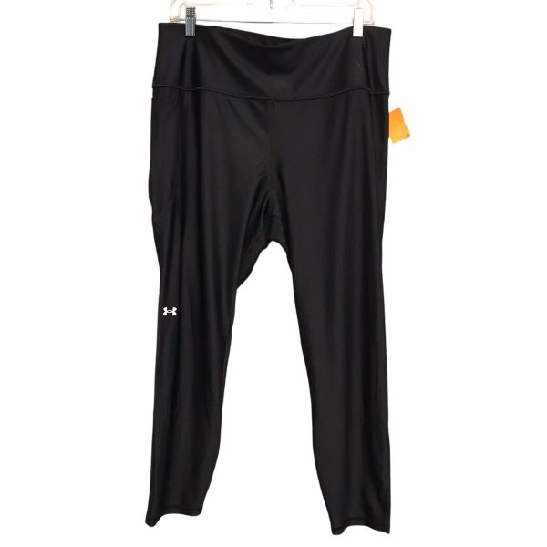 Athletic Leggings By Under Armour In Black, Size:2X Discount