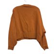 Athletic Sweatshirt Crewneck By Nike Apparel In Brown, Size:S Online now