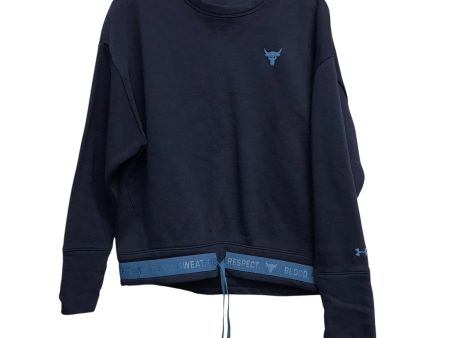 Athletic Sweatshirt Crewneck By Under Armour In Blue, Size:M Online now