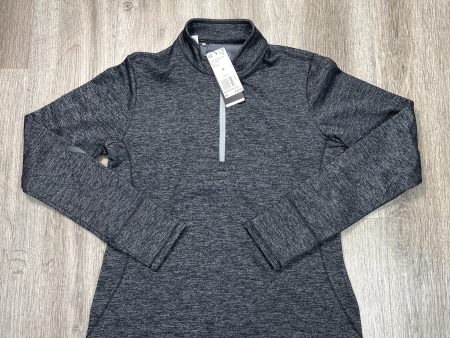 Athletic Sweatshirt Collar By Adidas In Grey, Size: M For Sale