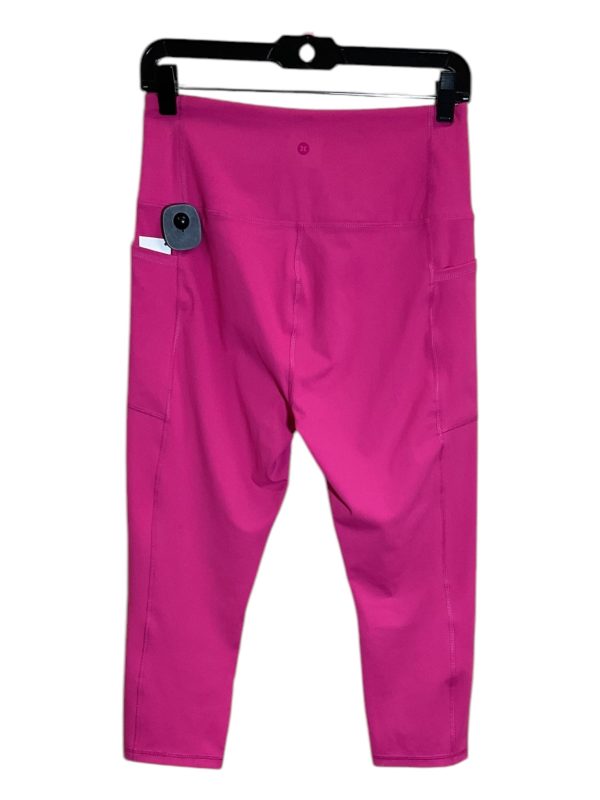 Athletic Capris By Rbx In Pink, Size: L For Sale