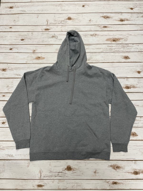 Athletic Sweatshirt Hoodie By Athletic Works In Grey, Size: L Sale