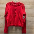 Athletic Top Long Sleeve Collar By Dsg Outerwear In Red, Size: 2x Cheap