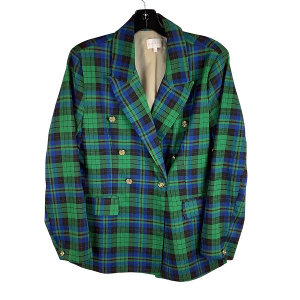 Blazer By Entro In Plaid Pattern, Size: L For Discount